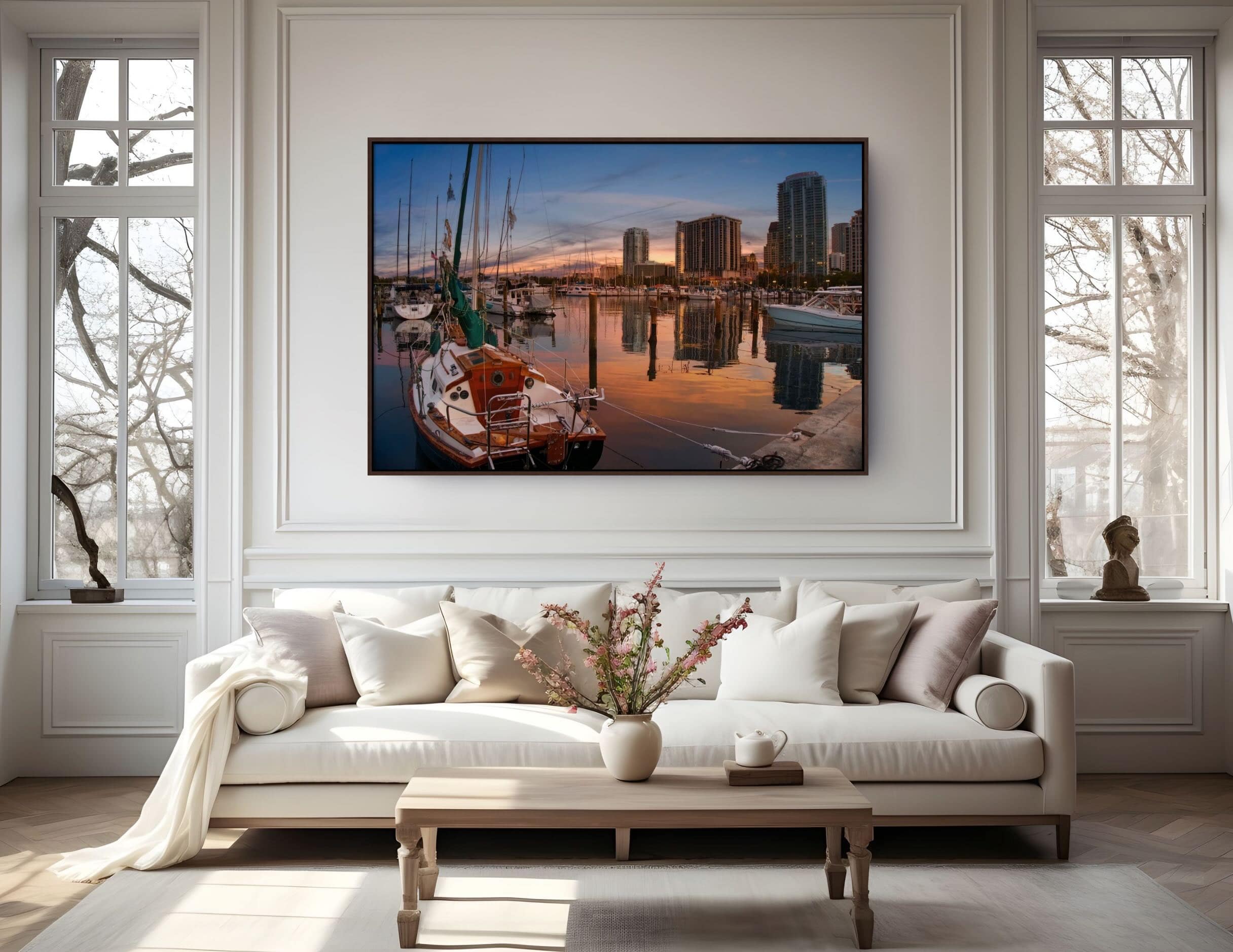 Harbor at Dusk - Image 7