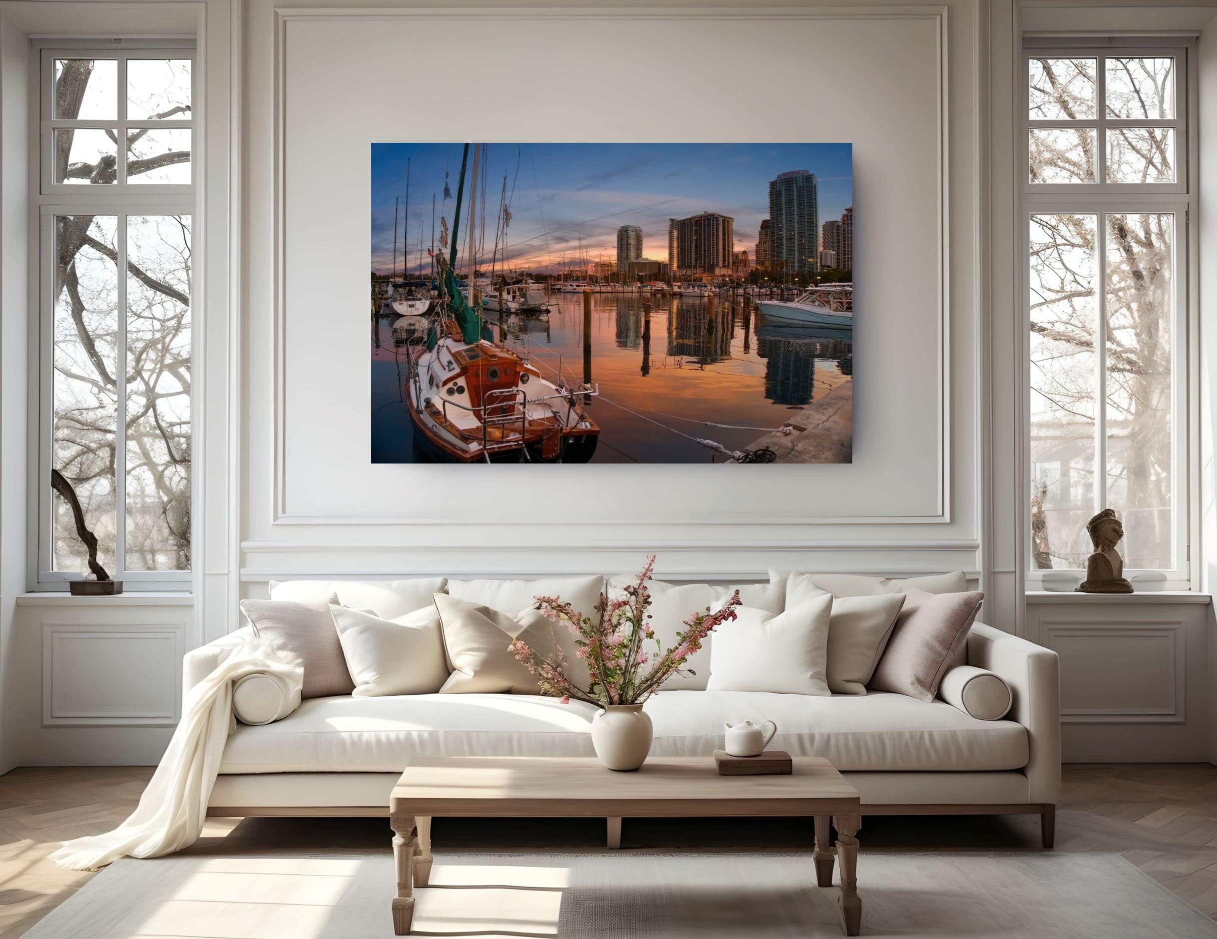 Harbor at Dusk - Image 9